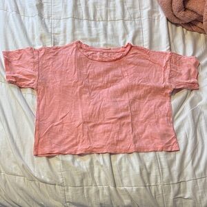 American Eagle Outfitters Pink Crop Top